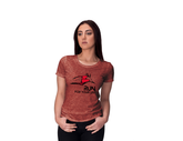 Women's ActiveWear Run Tshirt - Main Product View - Performance Fitness Wear by GleeSpace